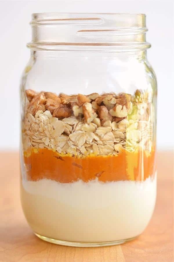 Pumpkin Pie Overnight Oats