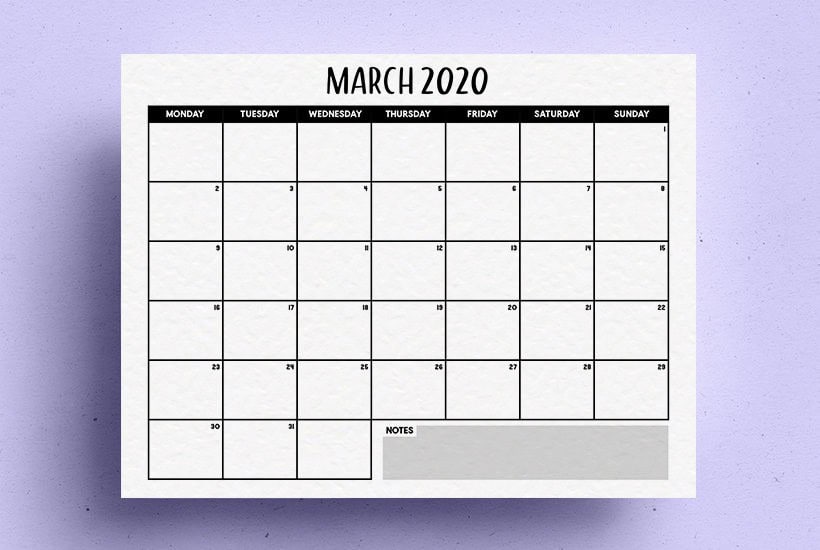 March