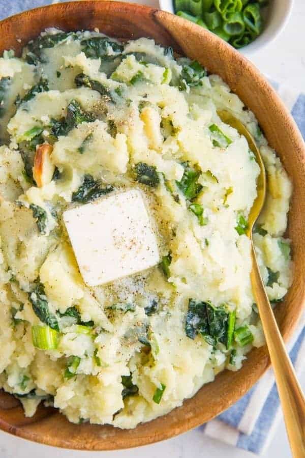 COLCANNON (IRISH MASHED POTATOES)