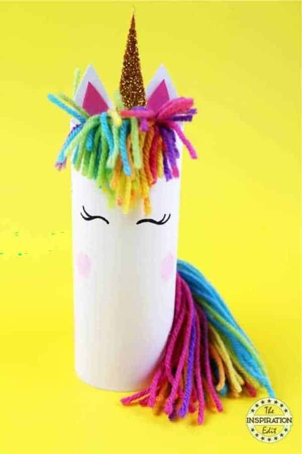 DIY Unicorn Craft Using Toilet Tubes