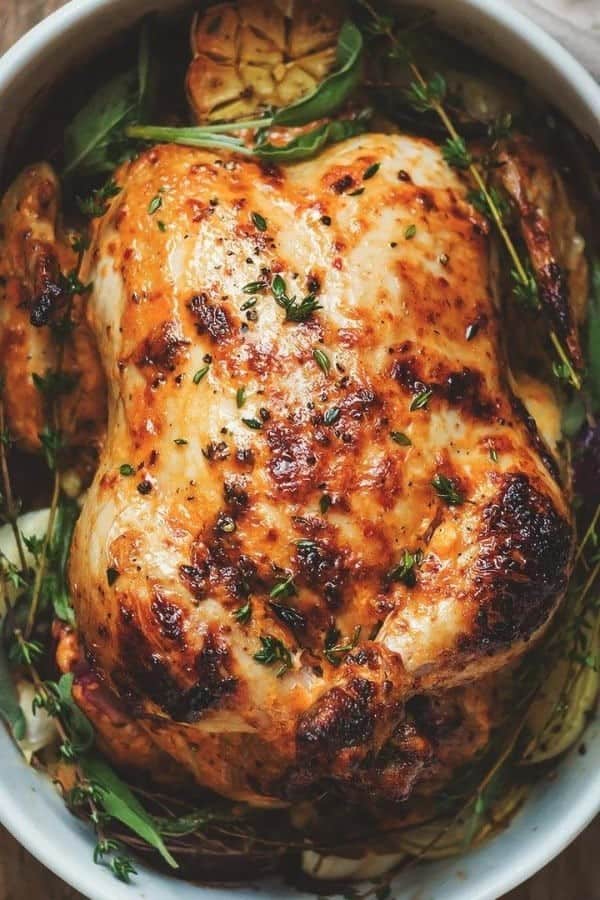 MAYONNAISE ROASTED WHOLE CHICKEN