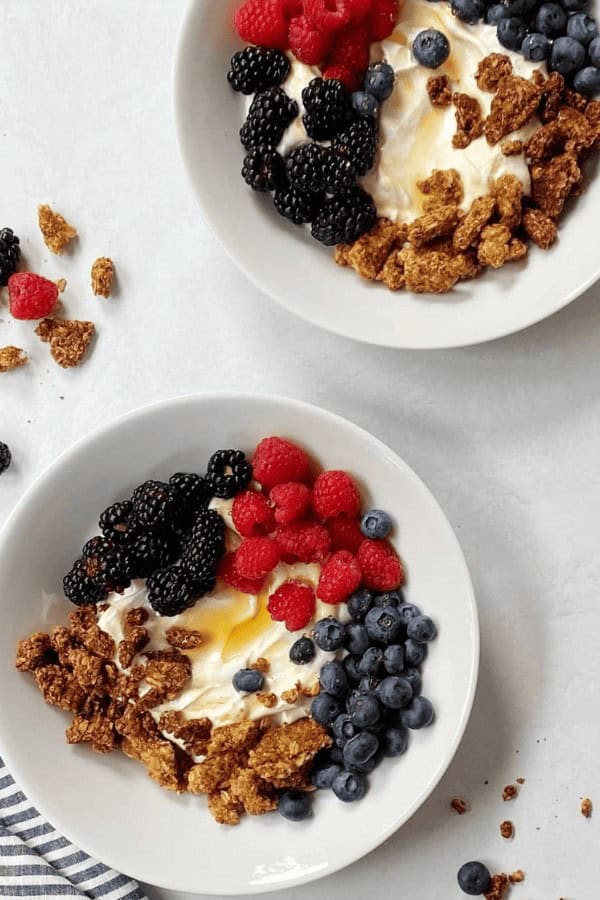 Greek Yogurt Granola Fruit