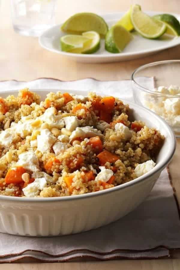 WARM SQUASH QUINOA SALAD