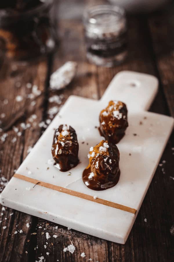 Almond Butter Stuffed Dates