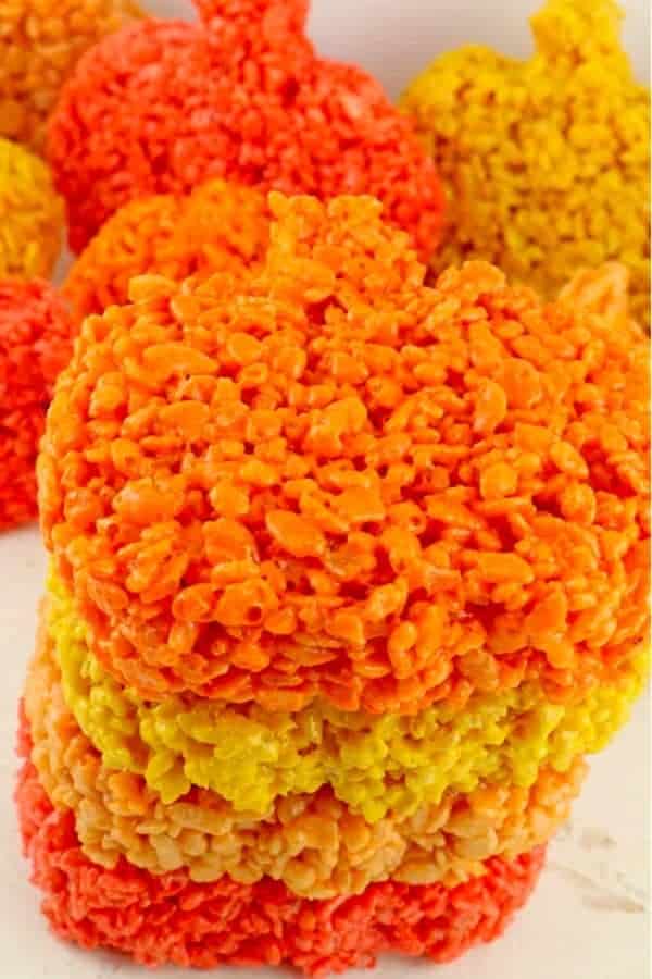 Pumpkin Patch Rice Krispie Treats