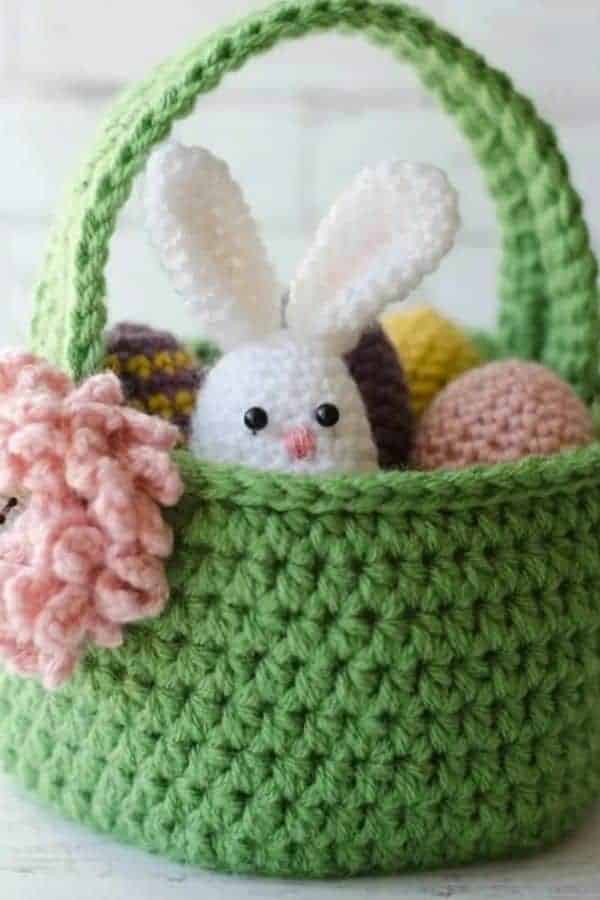 CROCHETED EASTER BASKET