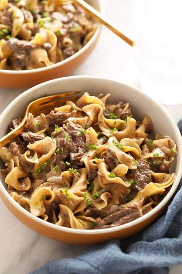 Instant Pot Beef Stroganoff