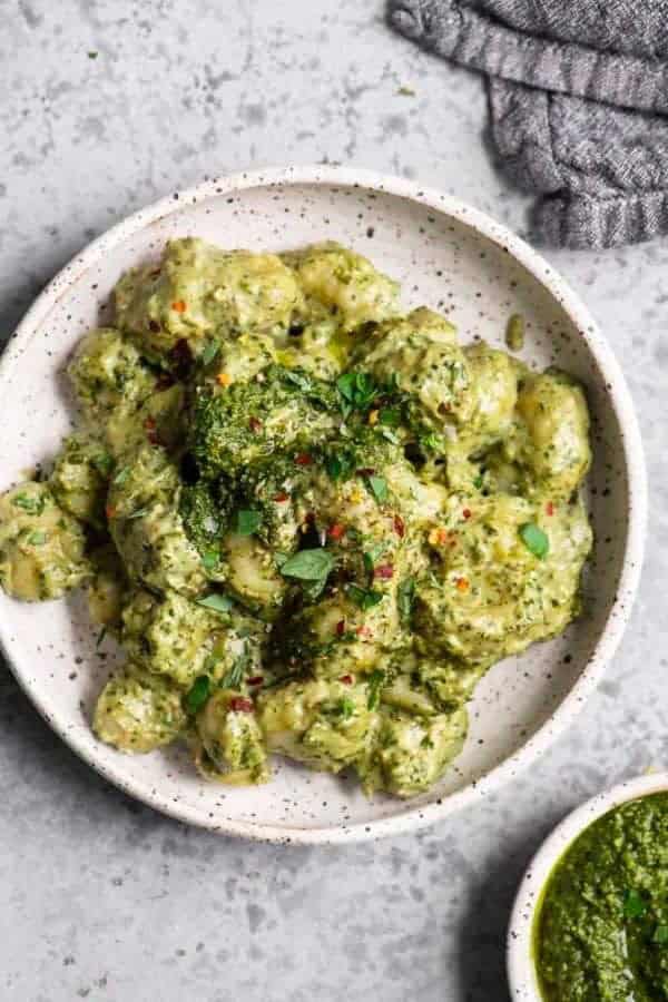 VEGAN PESTO CREAM GNOCCHI