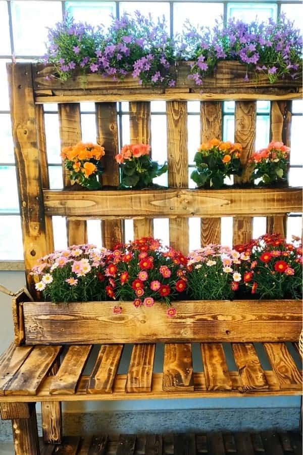 Pallet Garden Bench