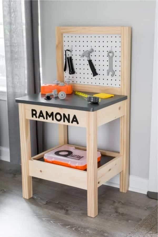 DIY Kids Workbench