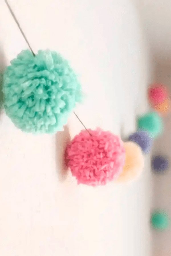 Pastel Pom Poms