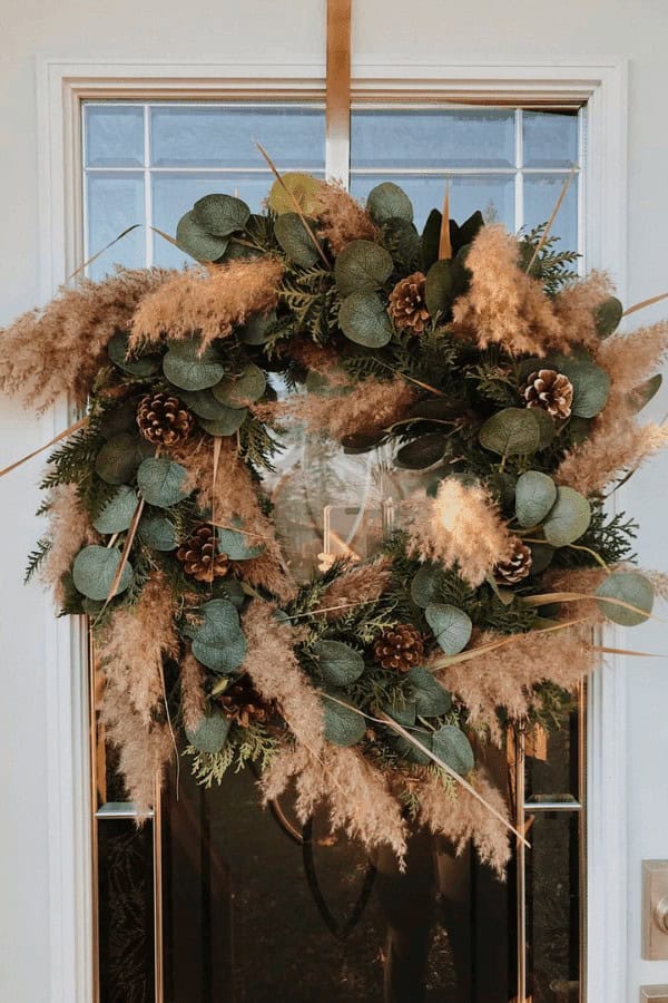 Eucalyptus & Pampas Wreath