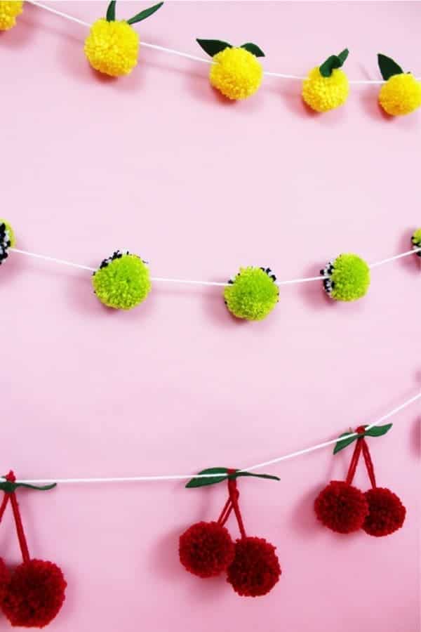 The Best DIY Pom Pom Garland