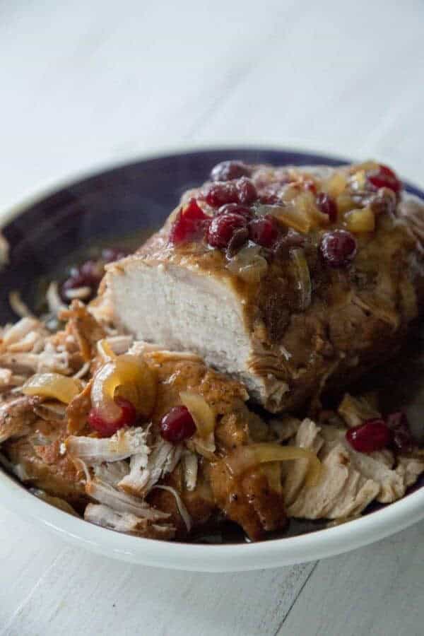 CRANBERRY BALSAMIC PORK ROAST