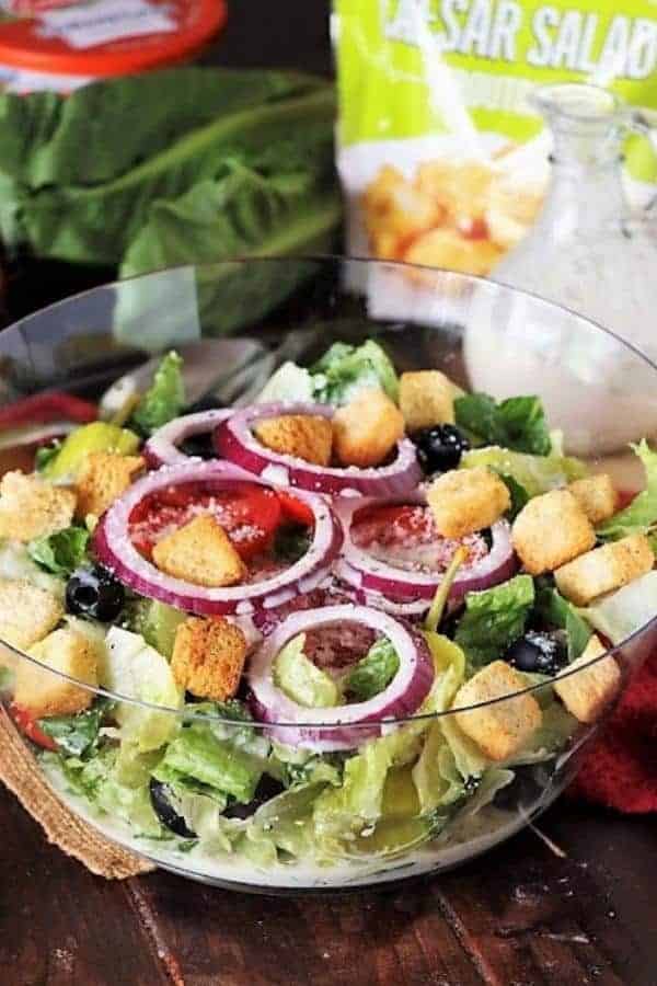 COPYCAT OLIVE GARDEN SALAD