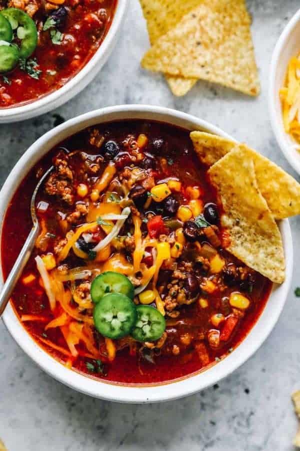 CROCKPOT TACO SOUP