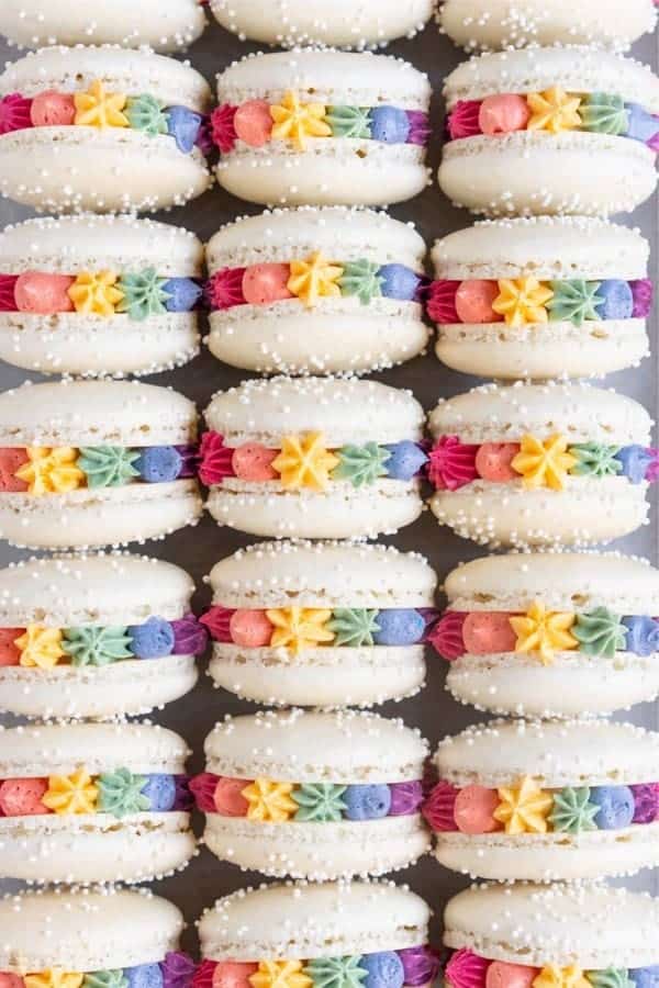 Rainbow Macarons Recipe