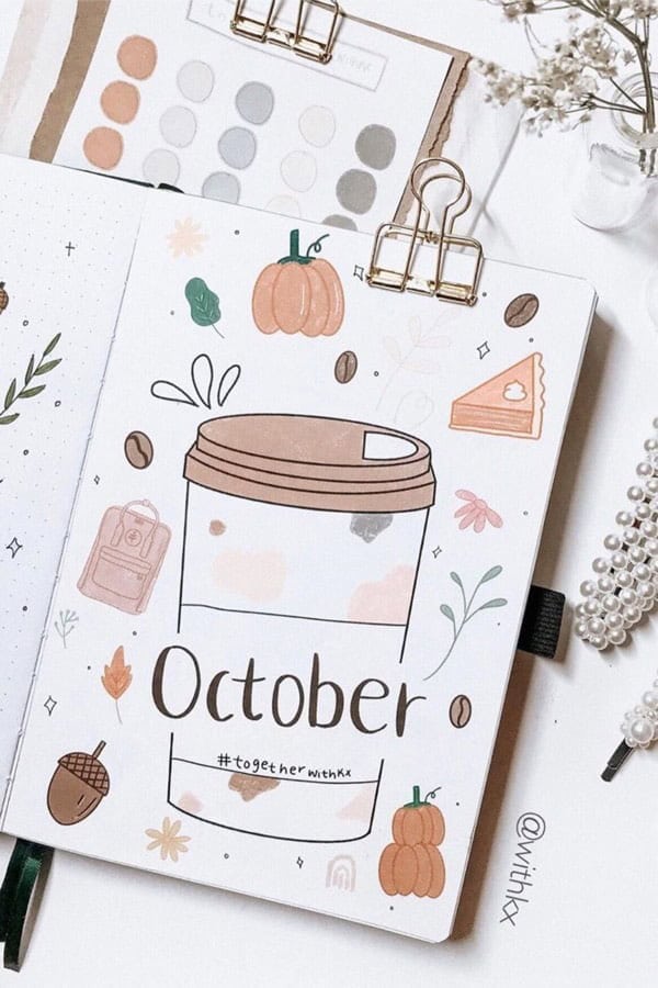 Pumpkin Spice Bujo Cover