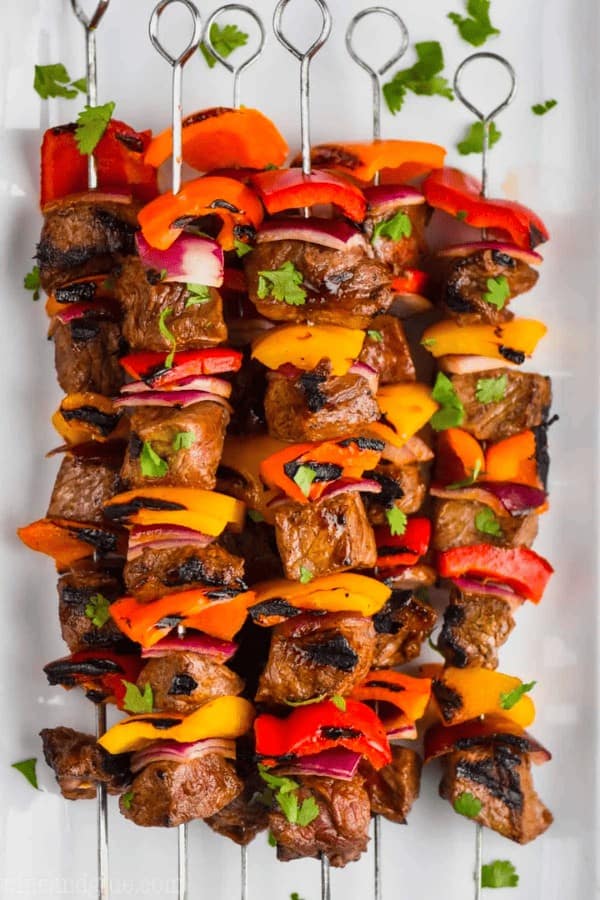 Fajita Steak Kabobs