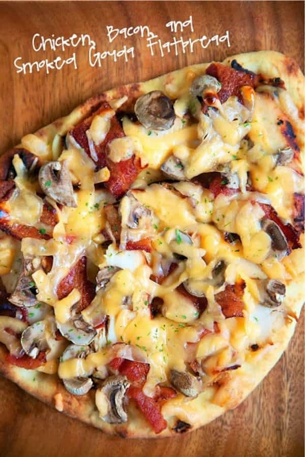 Chicken, Bacon & Smoked Gouda Flatbread