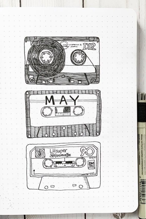 Cassette Tape Spread