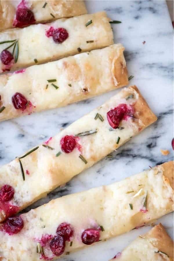 Quick & Creamy Cranberry Brie Flatbread