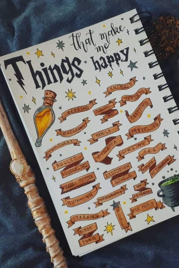 Harry Potter Gratitude Spread