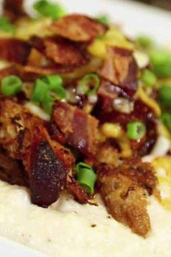 PORK JOWL AND GRITS