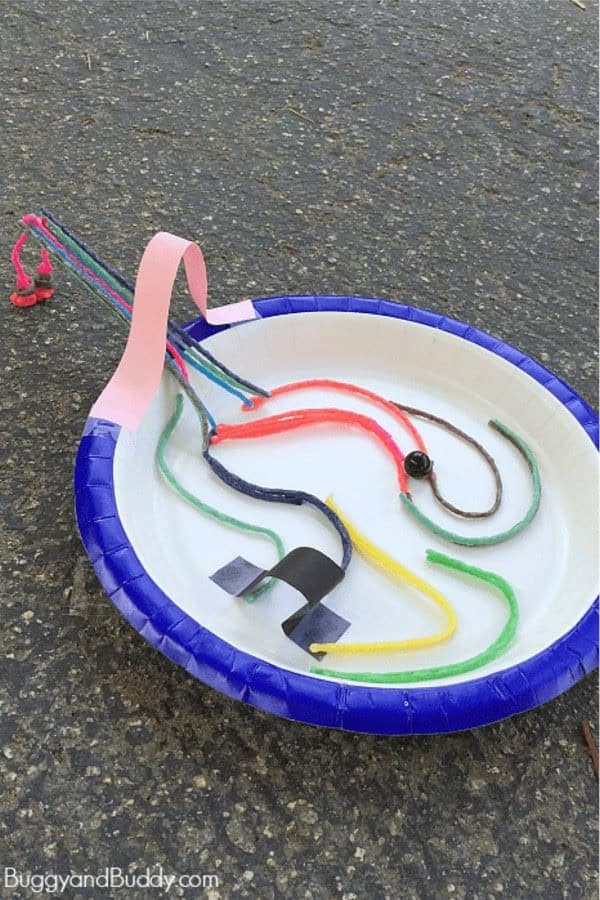 Paper Plate Marble Maze STEM Challenge