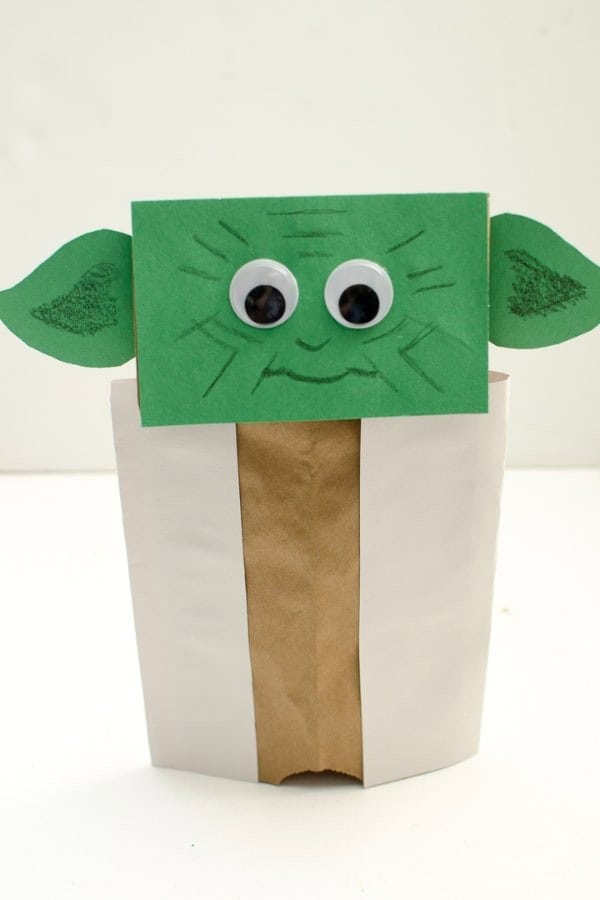 YODA PAPER BAG PUPPET