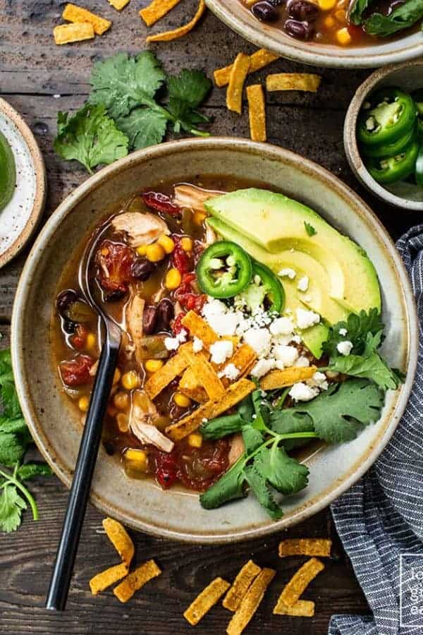 CHICKEN TORTILLA SOUP