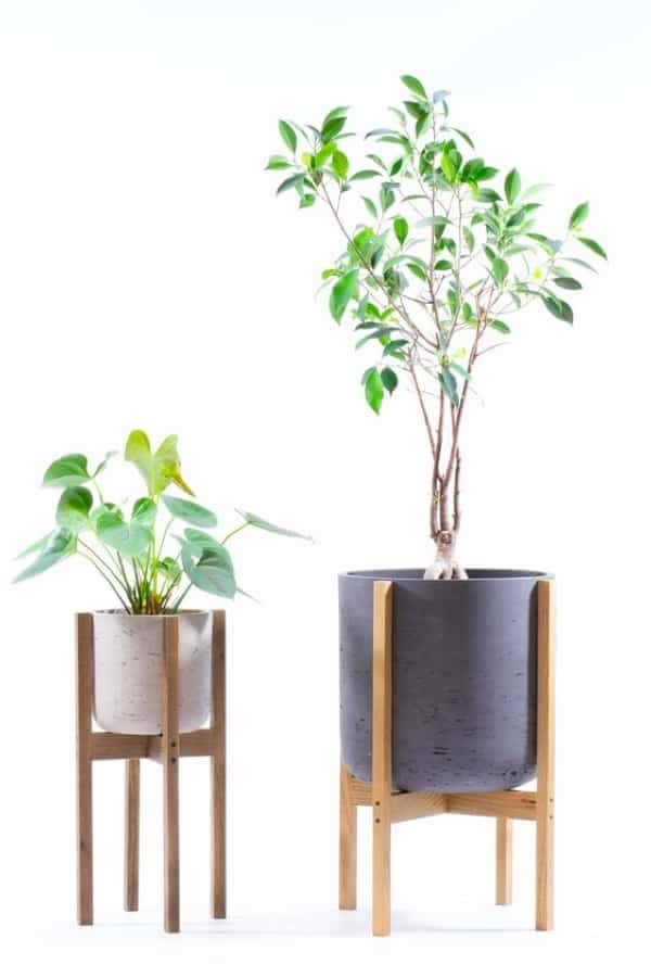 Concrete Potted Plant Holder