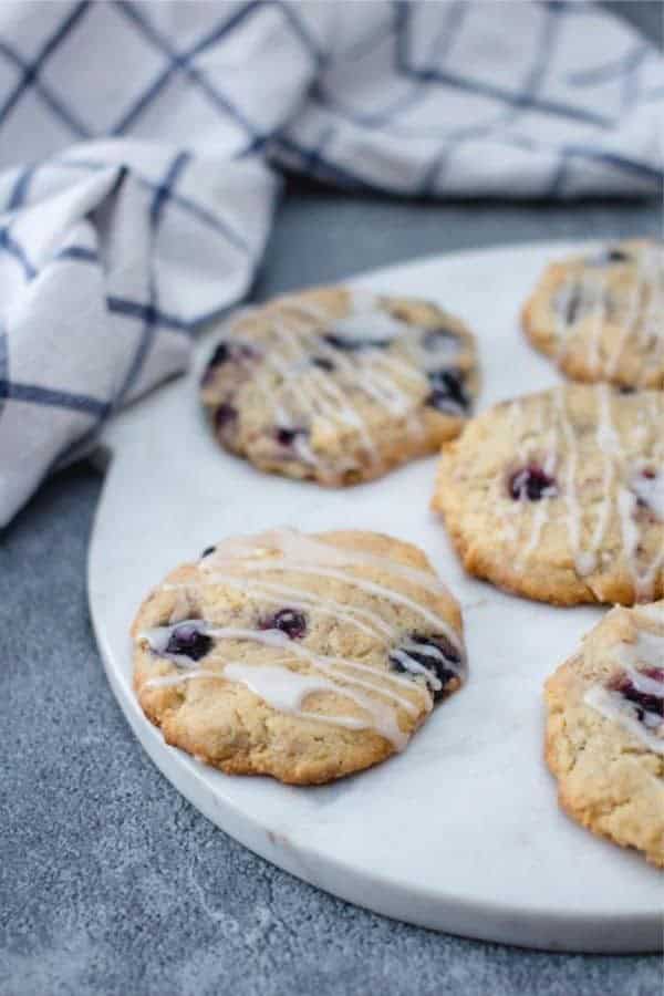 Low Carb Blueberry Cookies