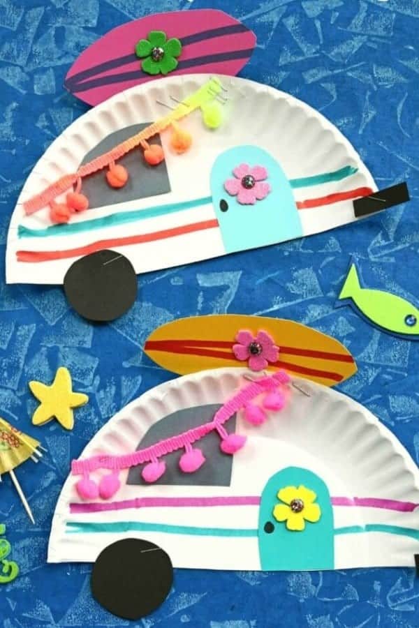 PAPER PLATE BEACH CAMPER