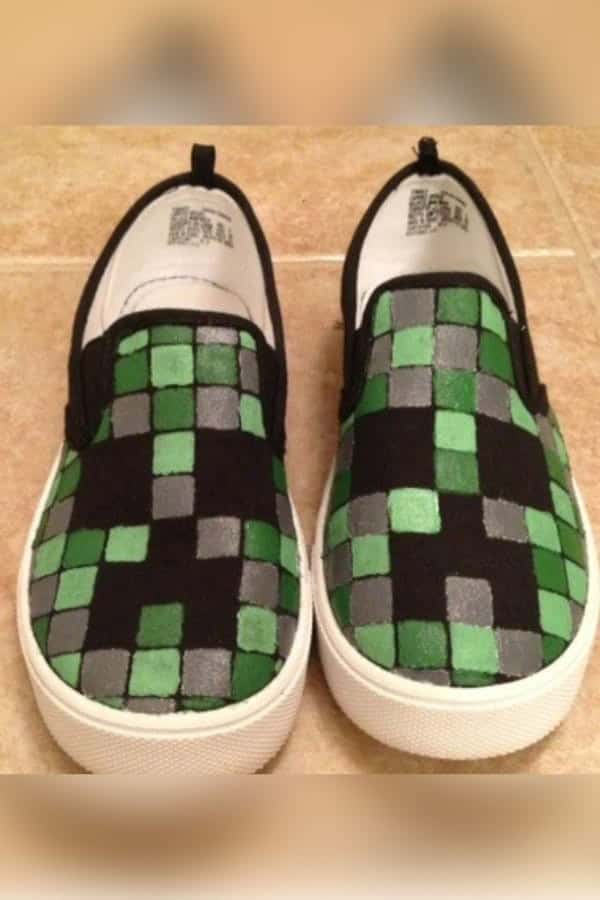 DIY MINECRAFT SHOES