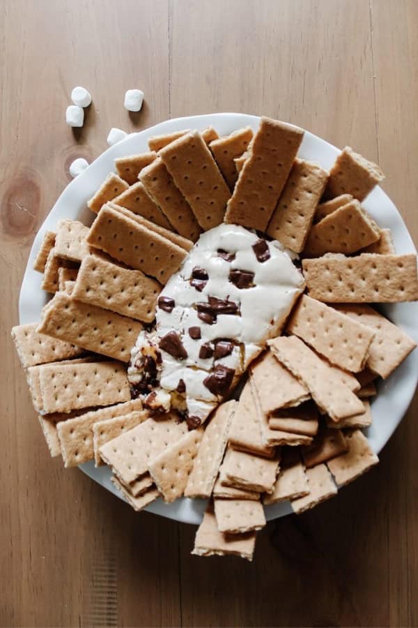 SMOKED CREAM CHEESE S’MORE DIP