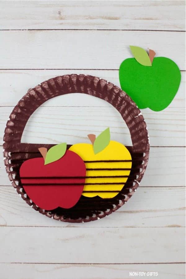 DIY Apple Basket Craft