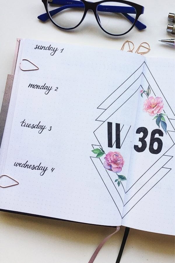 Geometric Floral Spread