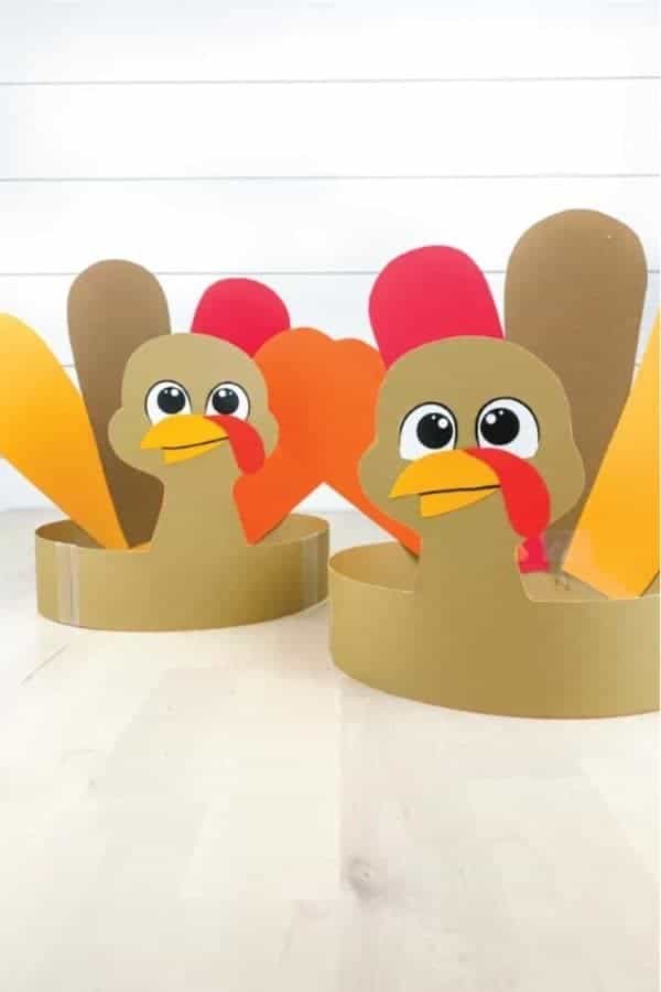 Turkey Headband Craft For Kids