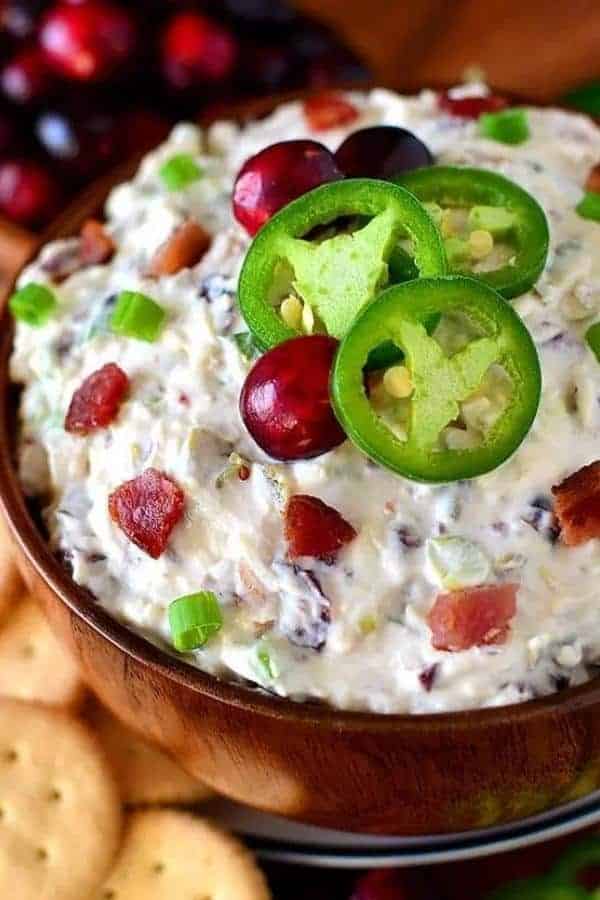 CRANBERRY JALAPENO BACON DIP