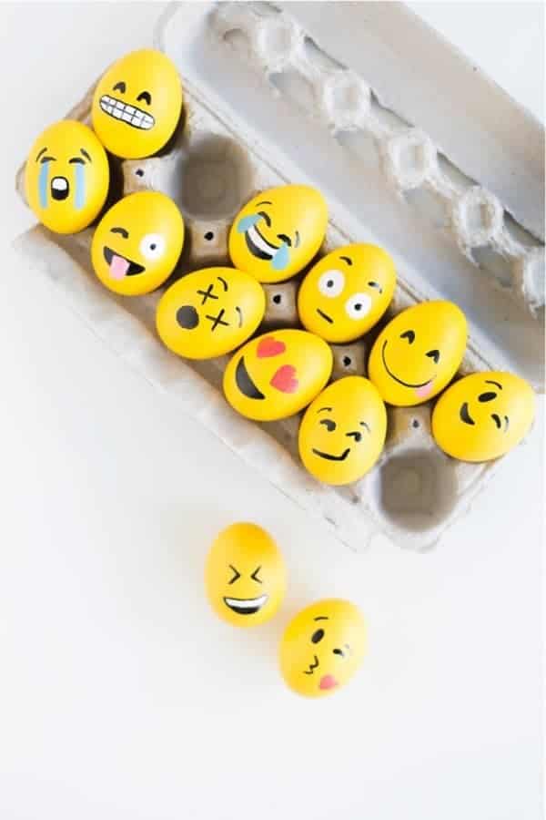 DIY Emoji Easter Eggs