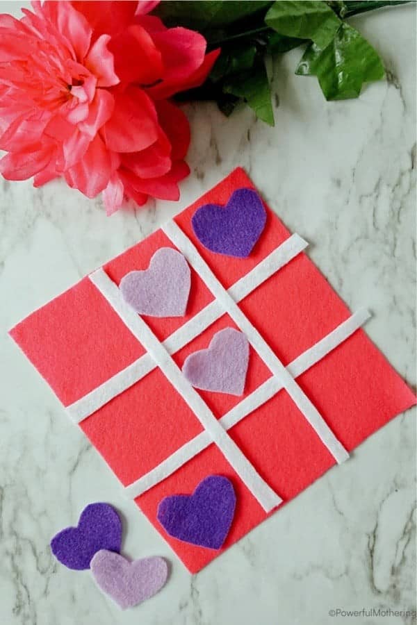 Felt Tic Tac Toe Craft