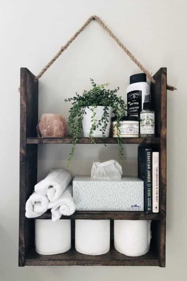 Hanging Bathroom Shelving