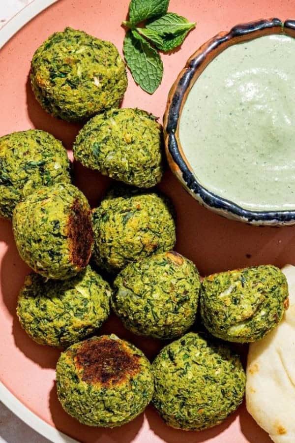 BAKED FALAFEL BITES