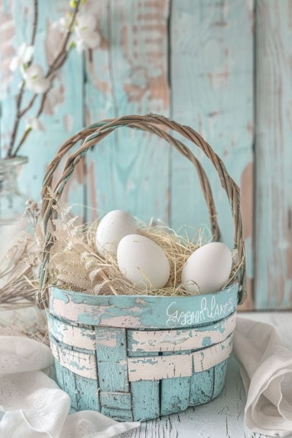 CHALK PAINT EASTER BASKET