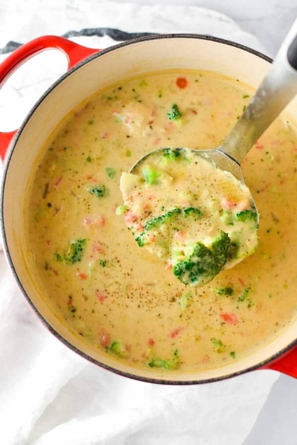 BOURSIN BROCCOLI SOUP