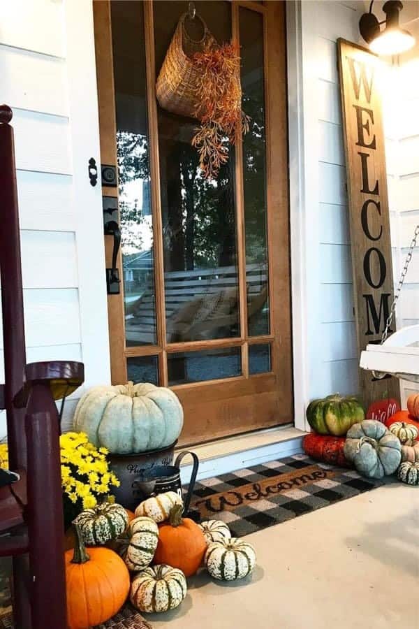 Classic Fall front door