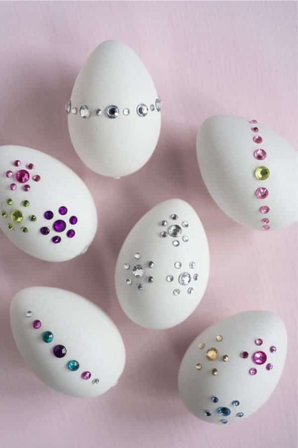 Bedazzled Easter Eggs