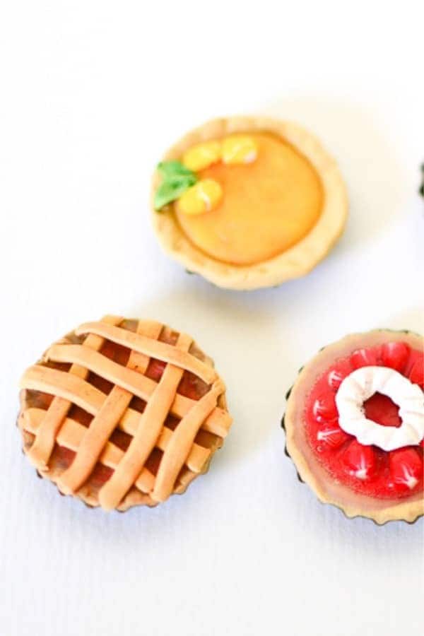 Make Miniature Pies From Polymer Clay