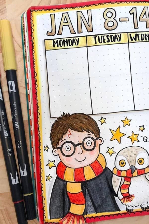 Cartoon Harry Potter Weekly